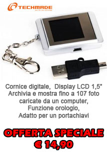 Cornice digitale,  Display LCD 1,5&rdquo;